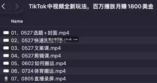 TikTok中视频全新玩法，百万播放月赚1800美金