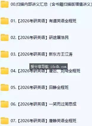 闲鱼99买的考研资料：政治+数学+英语+专业课全套课程