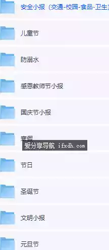 328套黑板报模板精选 已按主题作好分类