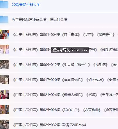 历年春晚小品相声合集216集+50部精选修复高清小品相声修复