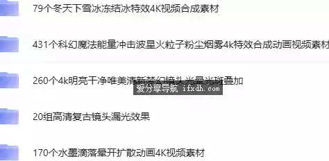 4K高清视频素材【110G】做短视频必备