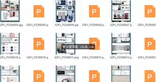 自购100多款PPT高端模板