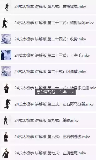 24式太极拳 柴云龙讲解版 27课时