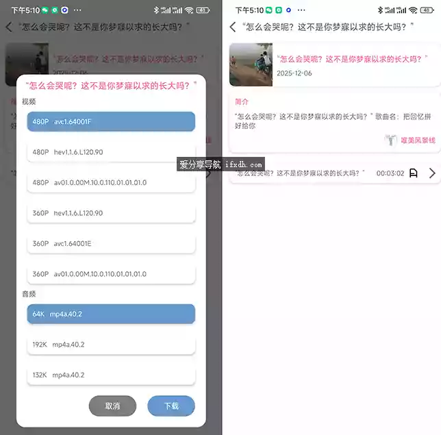 BVD 哔哩哔哩下载器v2.3.0 支持登录后下载