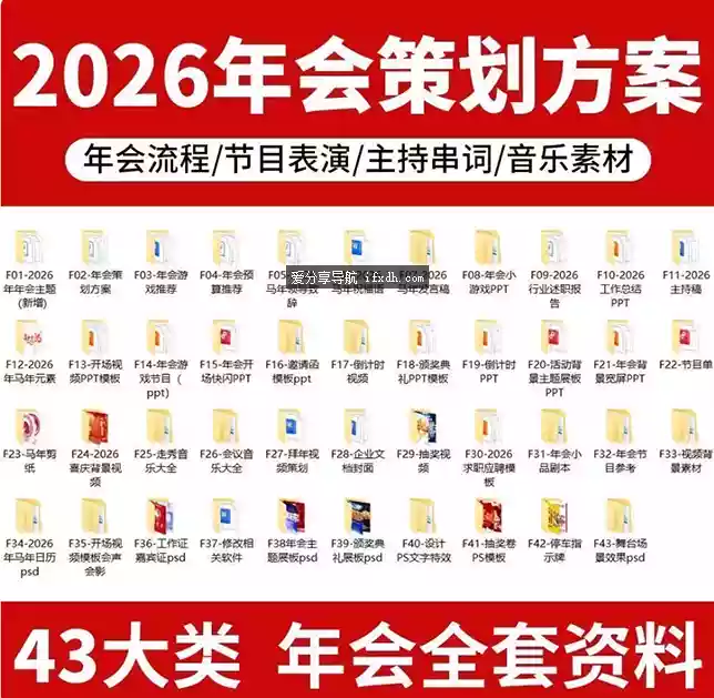 ⁢⁢2026马年新年专题素材大全 超200GB 速转