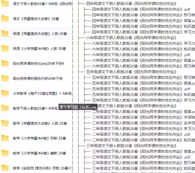 2026年教辅资源汇集8.5G