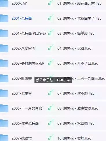 周J伦所有音乐合集 全是FLAC无损格式 全网最全