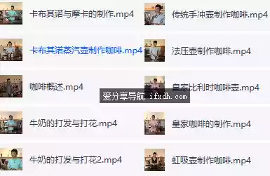 【专业咖啡师教学课程】咖啡设备及花式咖啡的制作