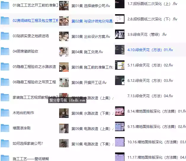 全网整合最新室内设计全套资源：从方案到施工图全套资料