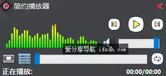 超小且简约的音乐播放器 仅4.49MB 单文件