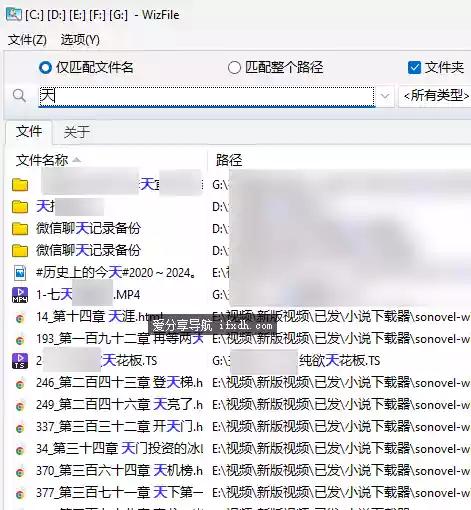 WizFile_v3.15 Windows文件搜索工具
