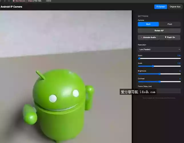Androidipcamera-0.14.0 把安卓手机变成电脑摄像头
