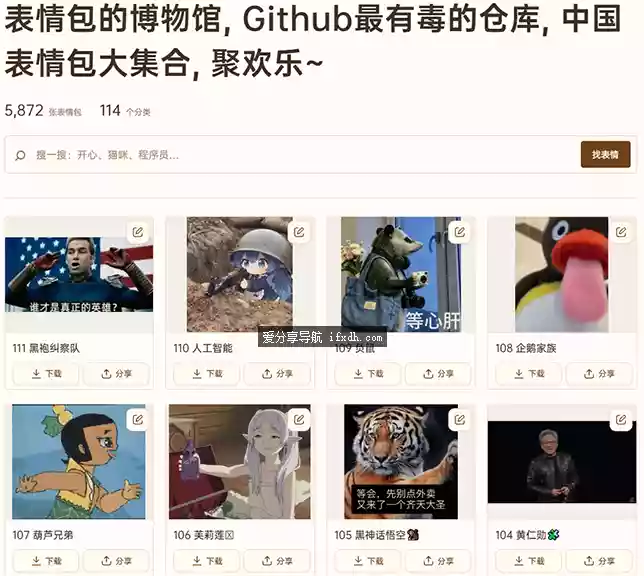 聊天包表情大集合：中国人的表情包