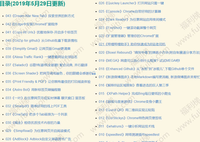 谷粒Chrome插件榜[有40多款增强插件] 用谷歌浏览器必收