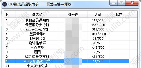 怎么快速提取QQ群群员的QQ号？QQ成员提取助手来帮你