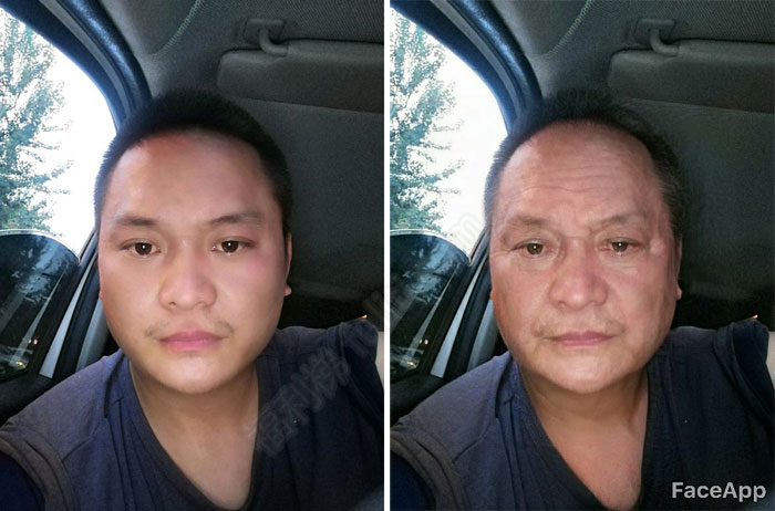 可让你看到40岁后的自己长啥样APP:Faceapp