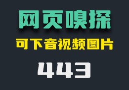 网页上的视频怎么下载？它能还能下载图片音频文件-443-福吧鸭