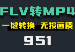 怎么把flv格式的视频转换成mp4格式？它可一键转换-951-福吧鸭