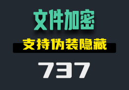 怎么给文件加密？用它支持隐藏和伪装-737-福吧鸭